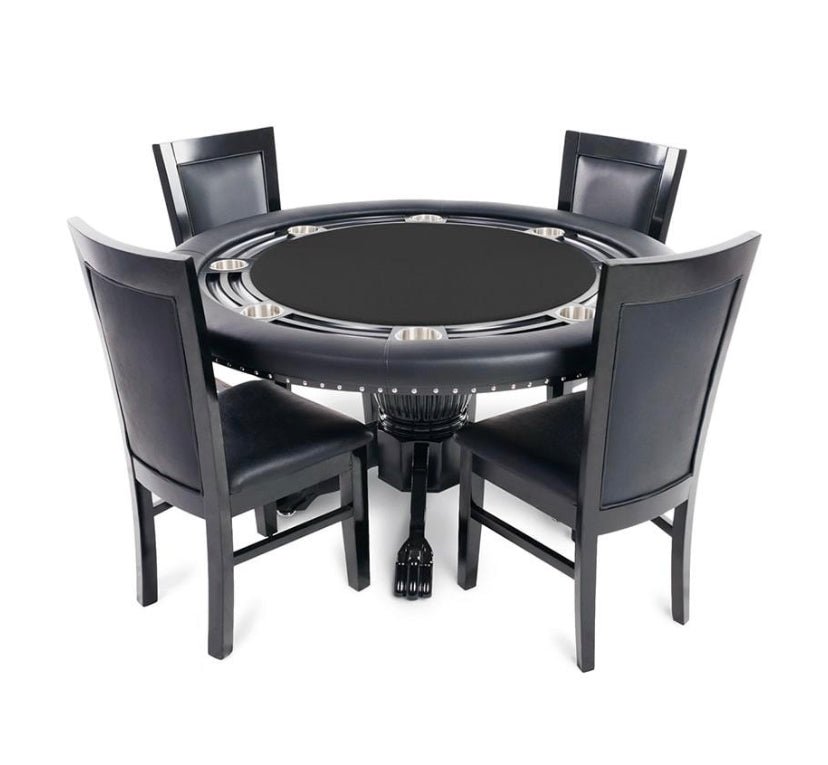 BBO Poker Dining Chairs - White Billiards