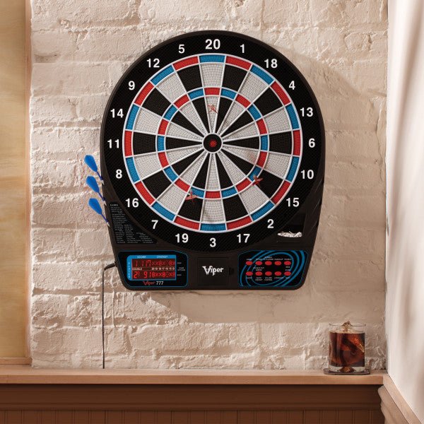 Viper 777 Electronic Dartboard - White Billiards