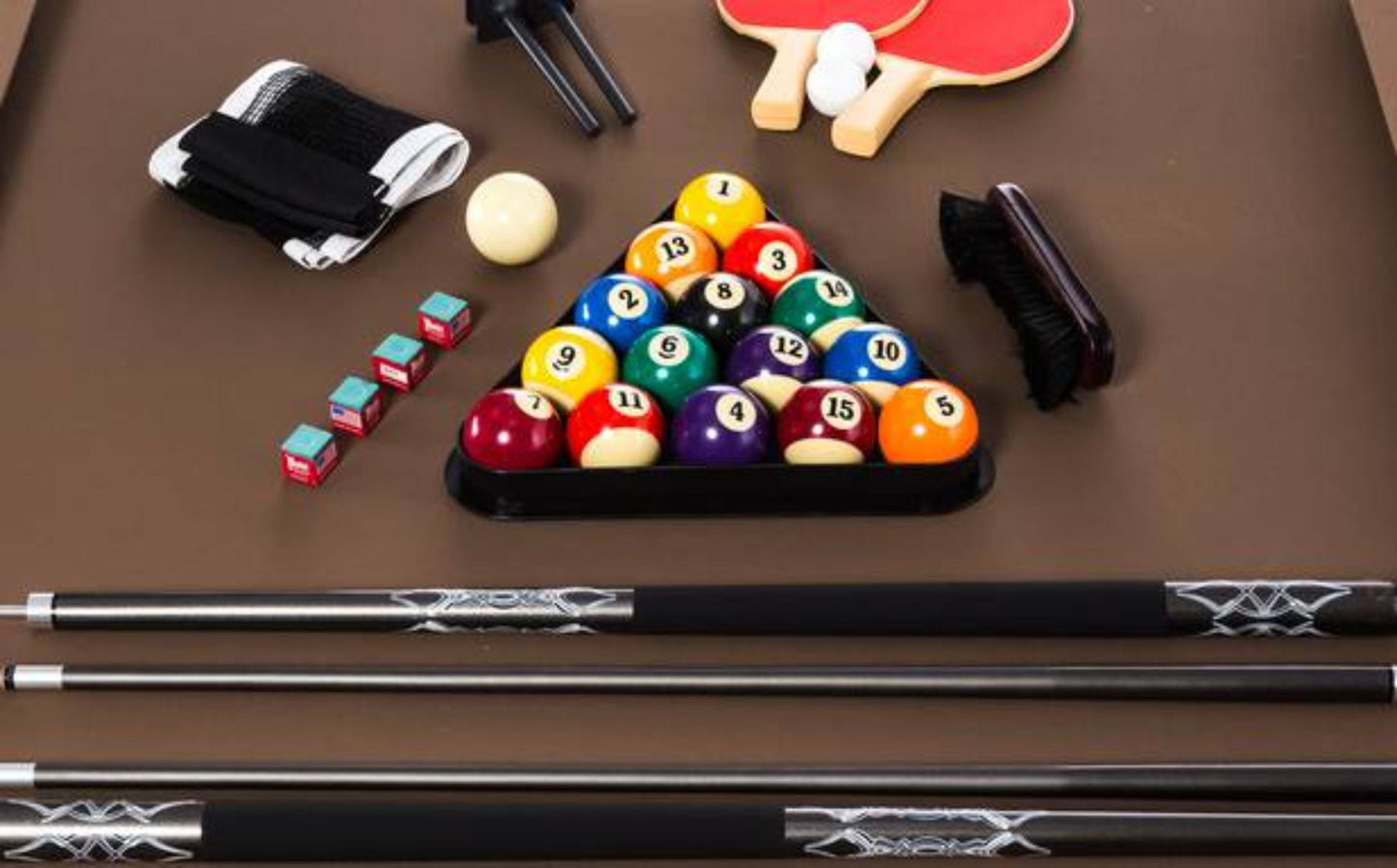 Spencer Marston Nantucket Outdoor Pool Table - White Billiards