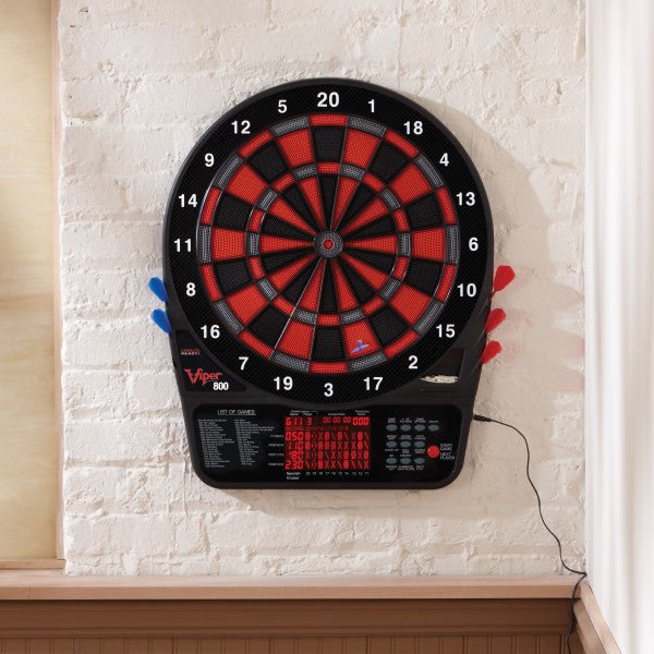 Viper 800 Electronic Dartboard - White Billiards