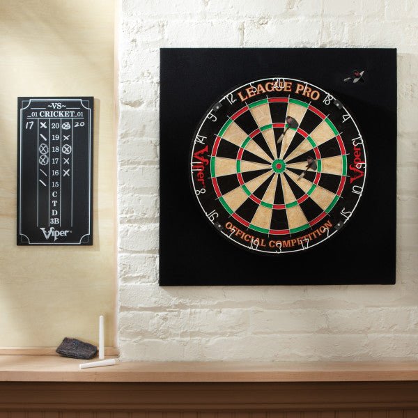 Viper League Pro Sisal Dartboard Starter Kit - White Billiards