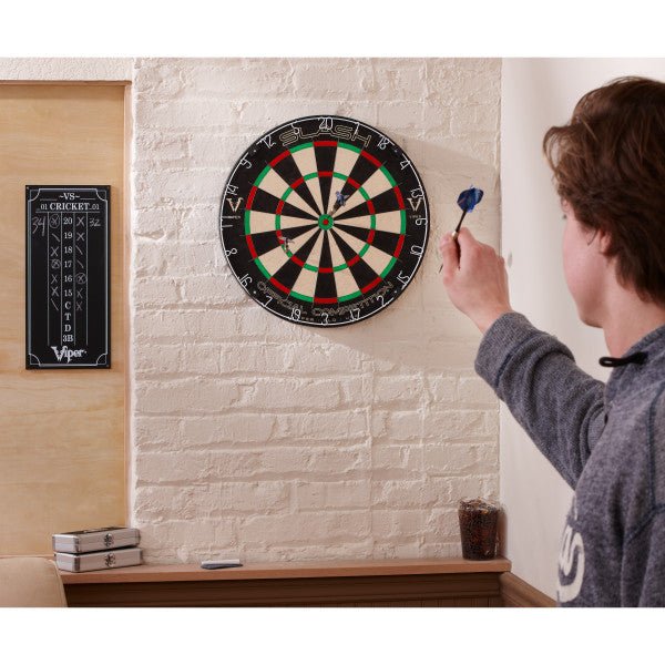Viper Slash Sisal Dartboard - White Billiards