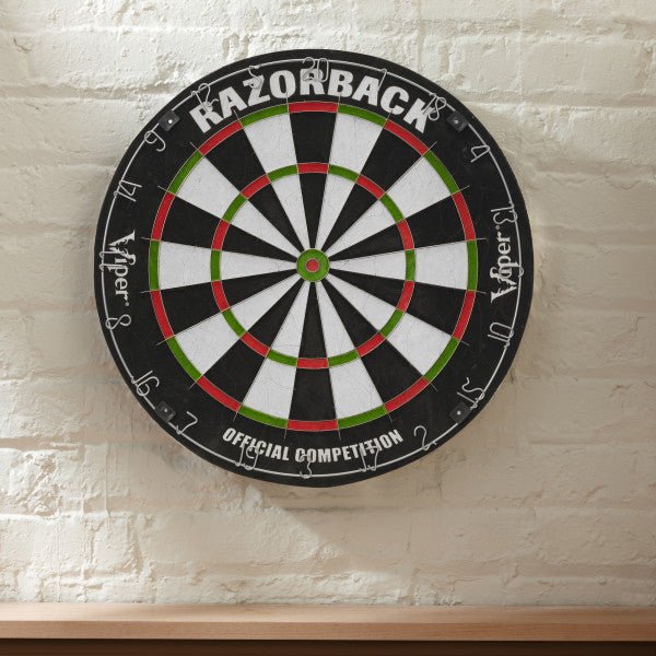Viper Razorback Sisal Dartboard - White Billiards