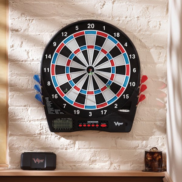 Viper Showdown Electronic Dartboard - White Billiards