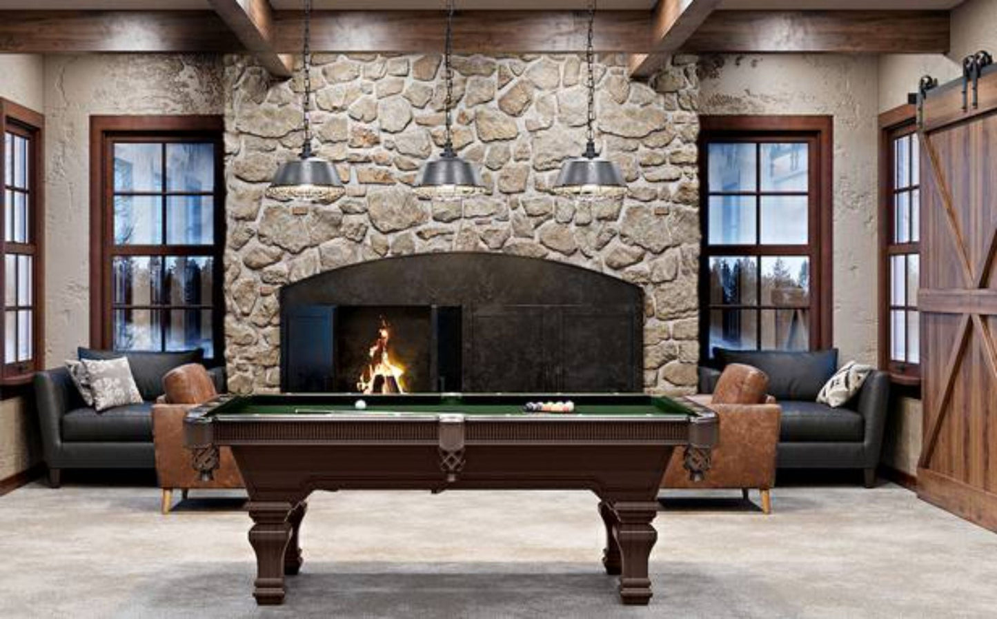 Spencer Marston Stratford Pool Table - White Billiards