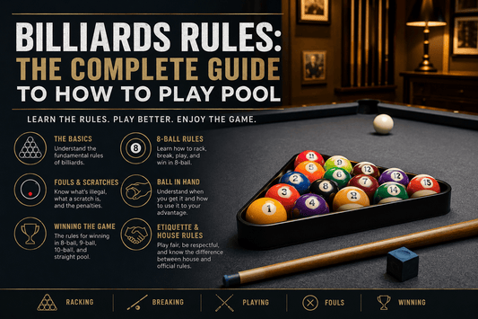 Billiards Rules: The Complete Guide to How to Play Pool - White Billiards