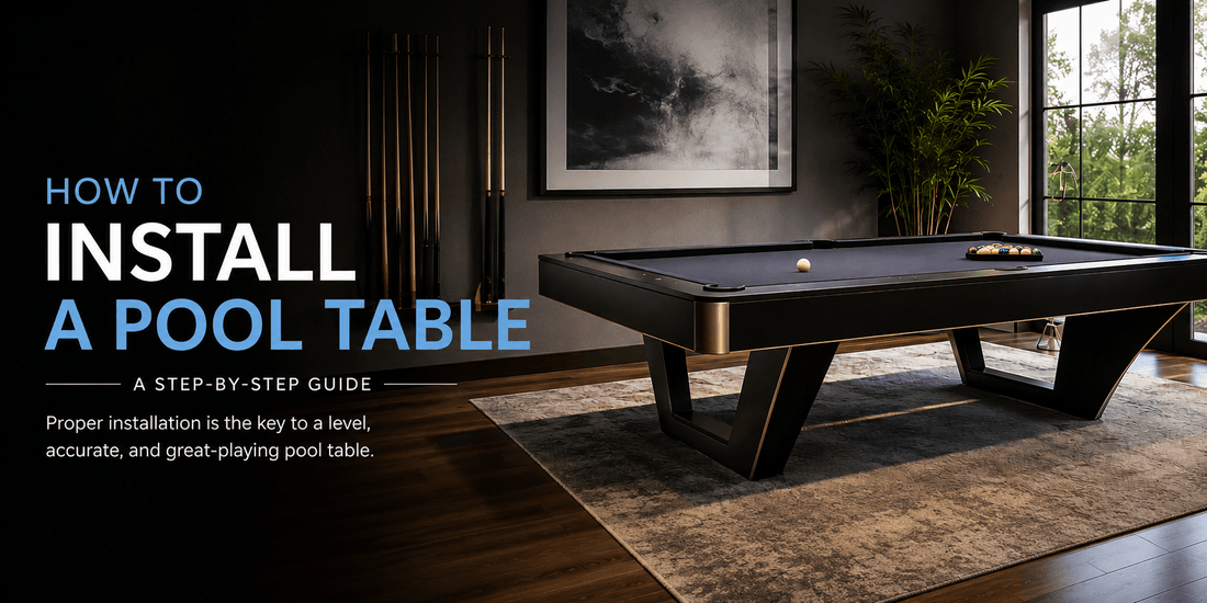 How to Install a Pool Table - White Billiards
