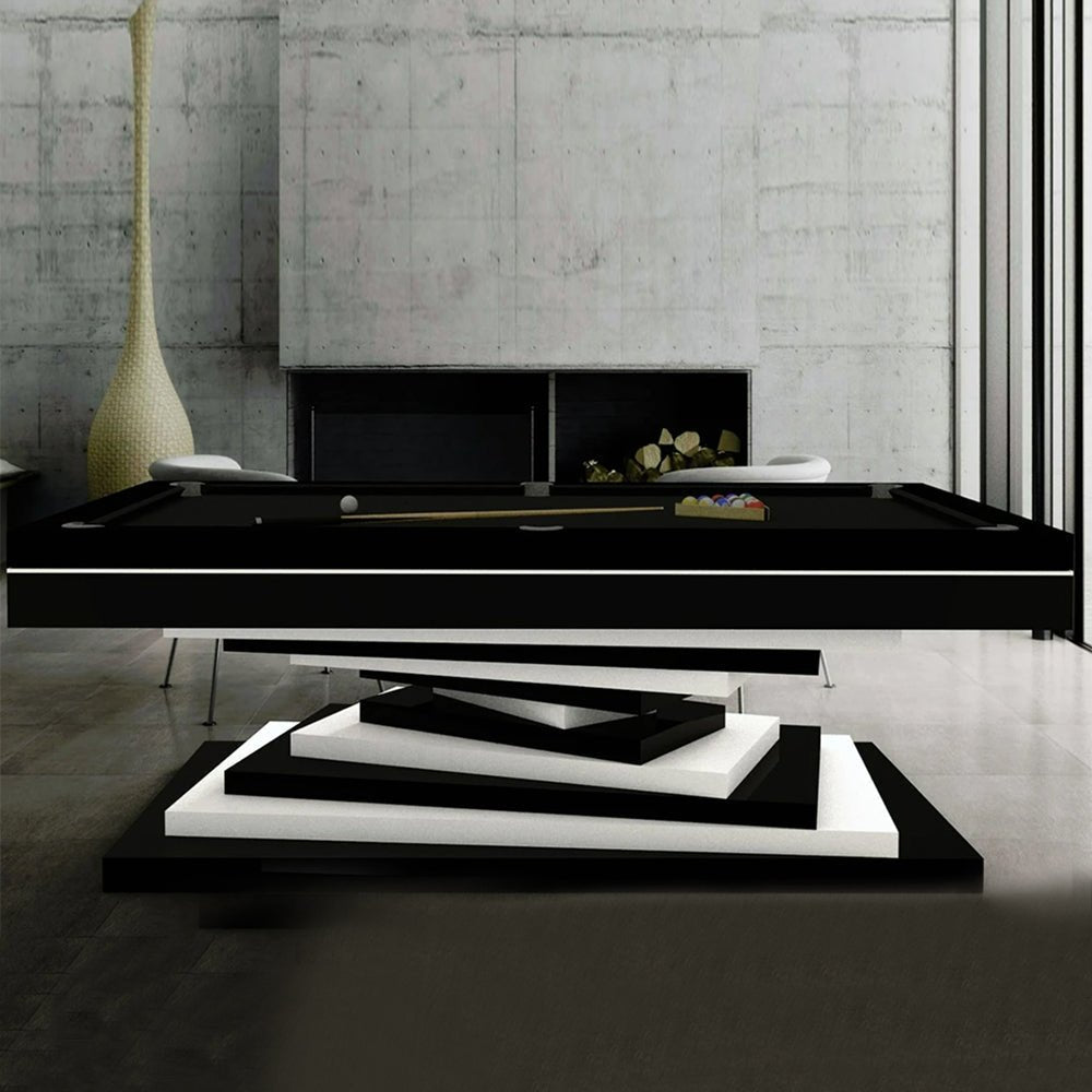 A Luxurious Customizable Billiards Table: The Ultimate Addition to Your Game Room - White Billiards