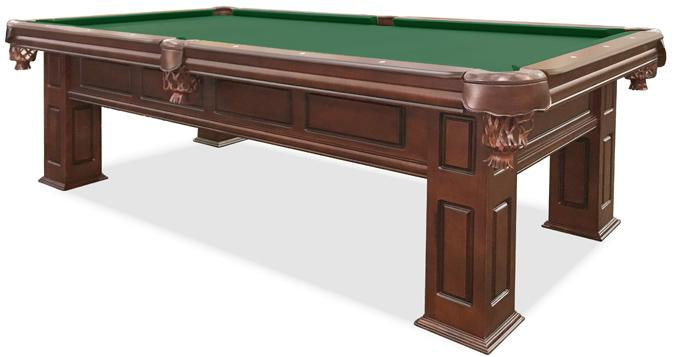 Majestic Frontenac Walnut Finish 8' Slate Pool Table