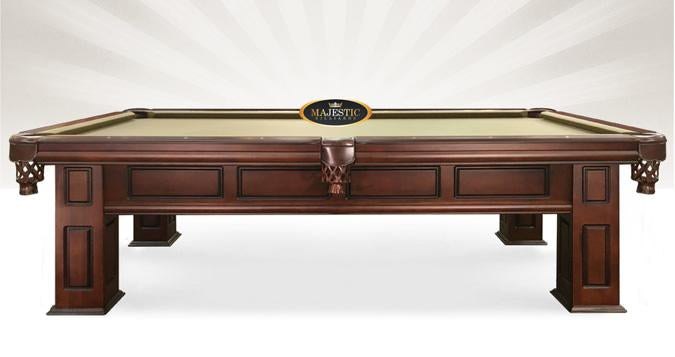 Majestic Frontenac Walnut Finish 8' Slate Pool Table