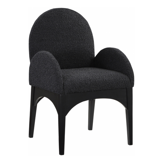 Waldorf Boucle Fabric Dining Arm Chair