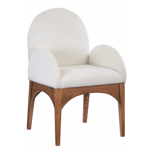 Waldorf Chenille Fabric Dining Arm Chair