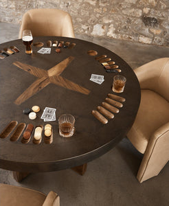 Four Hands Handmade Poker Table