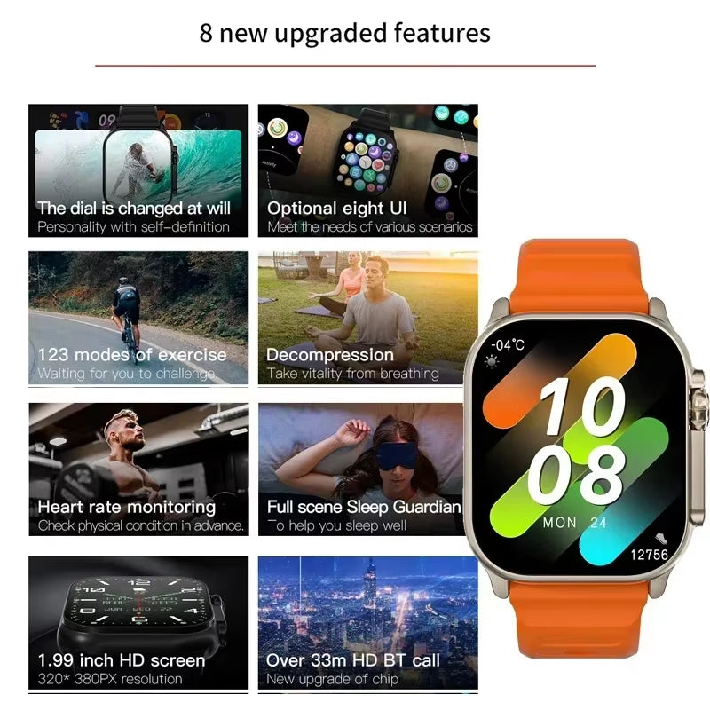 Heart Rate Monitor Smartwatch for Android IOS 