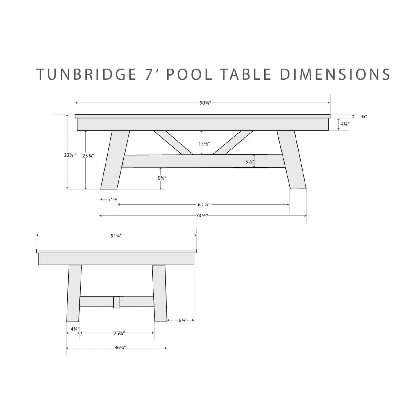 The Tunbridge Pool Table