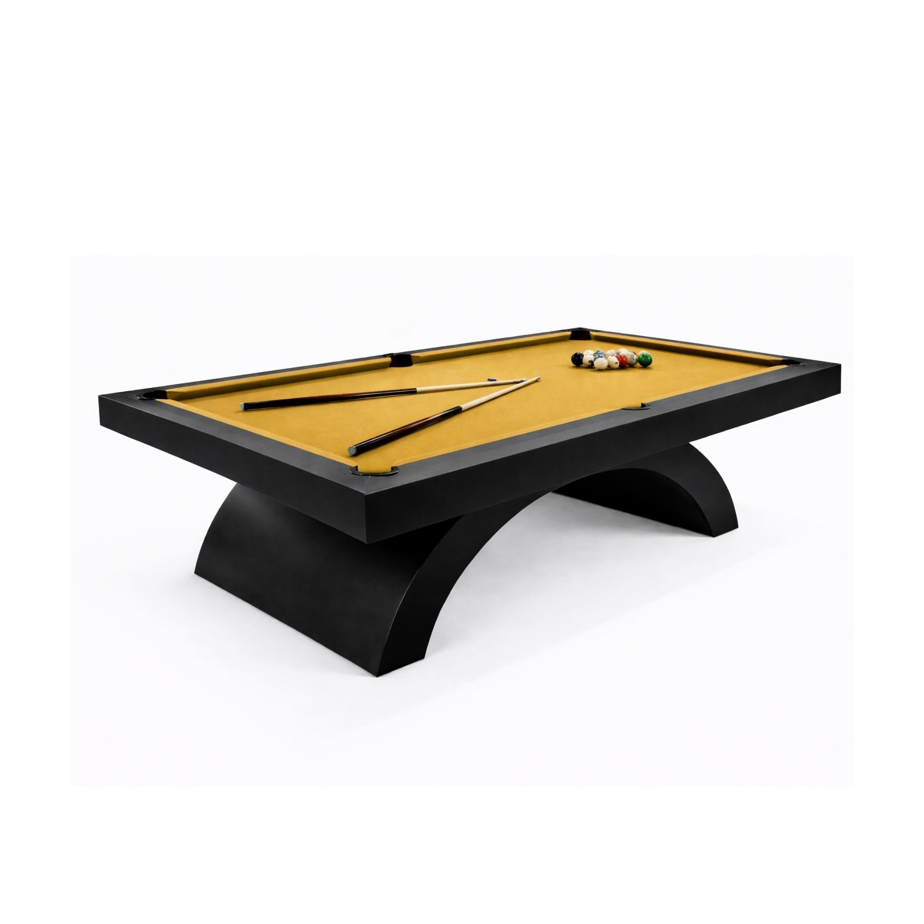White Billiards Karmen Modern Slate Pool Table - White Billiards