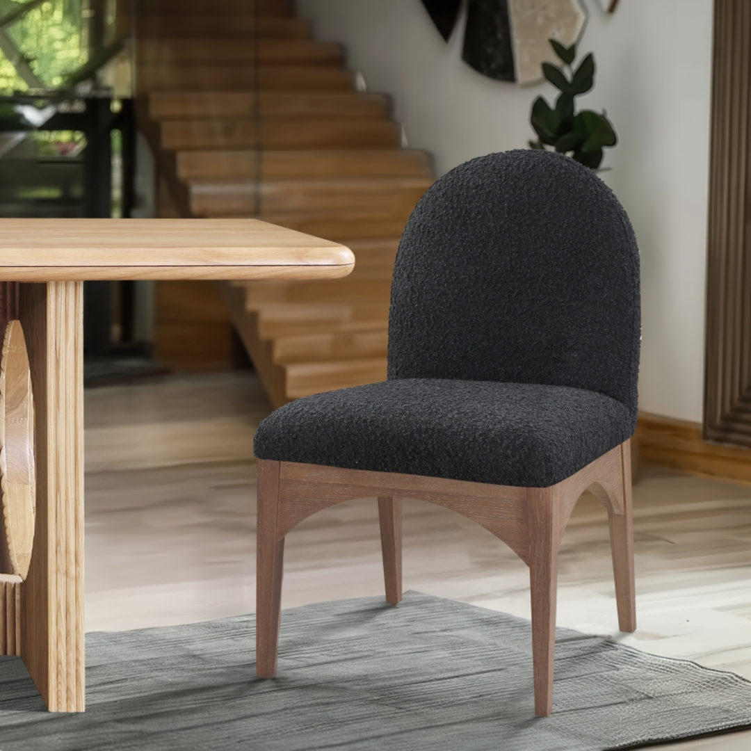 Waldorf Boucle Fabric Dining SIde Chair