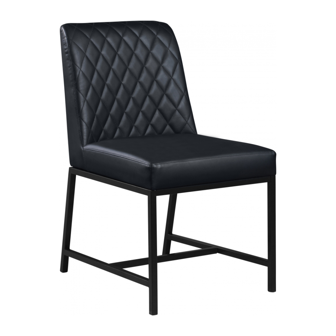 Bryce Black Vegan Leather Dining Chair