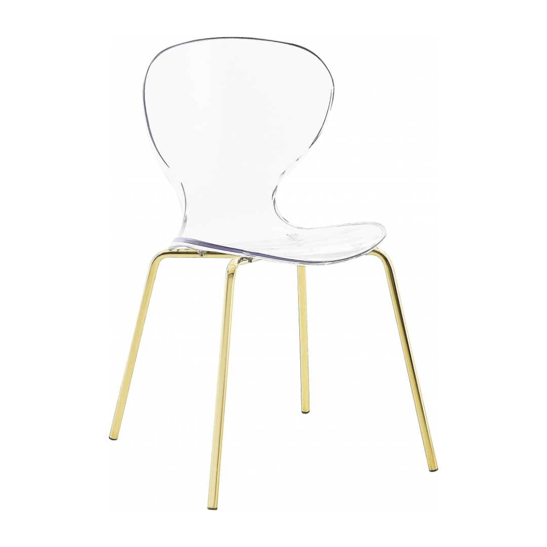 Clarion Gold Metal Dining Chair