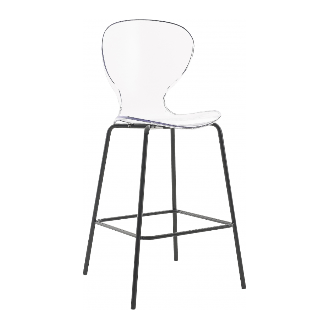 Clarion Matte Black Stool