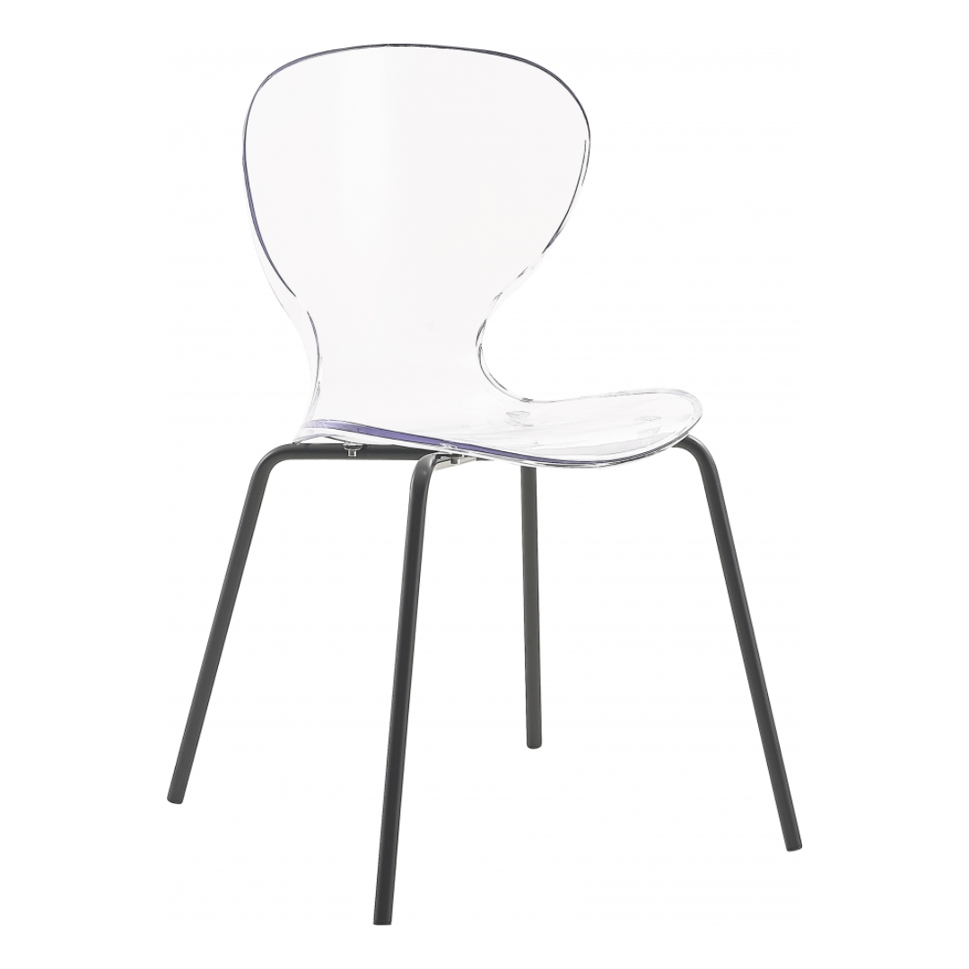 Clarion Matte Black Dining Chair