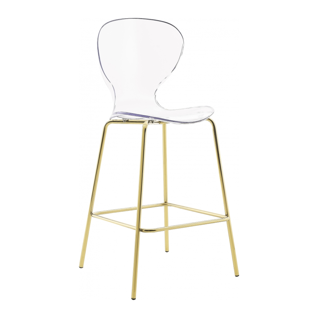 Clarion Gold Metal Stool