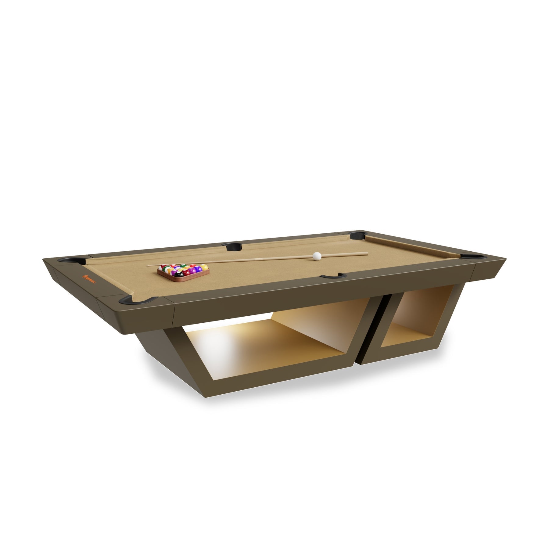 Angostura Pool Table - White Billiards