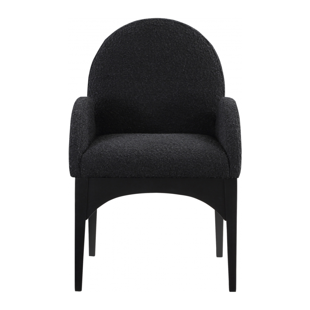 Waldorf Boucle Fabric Dining Arm Chair