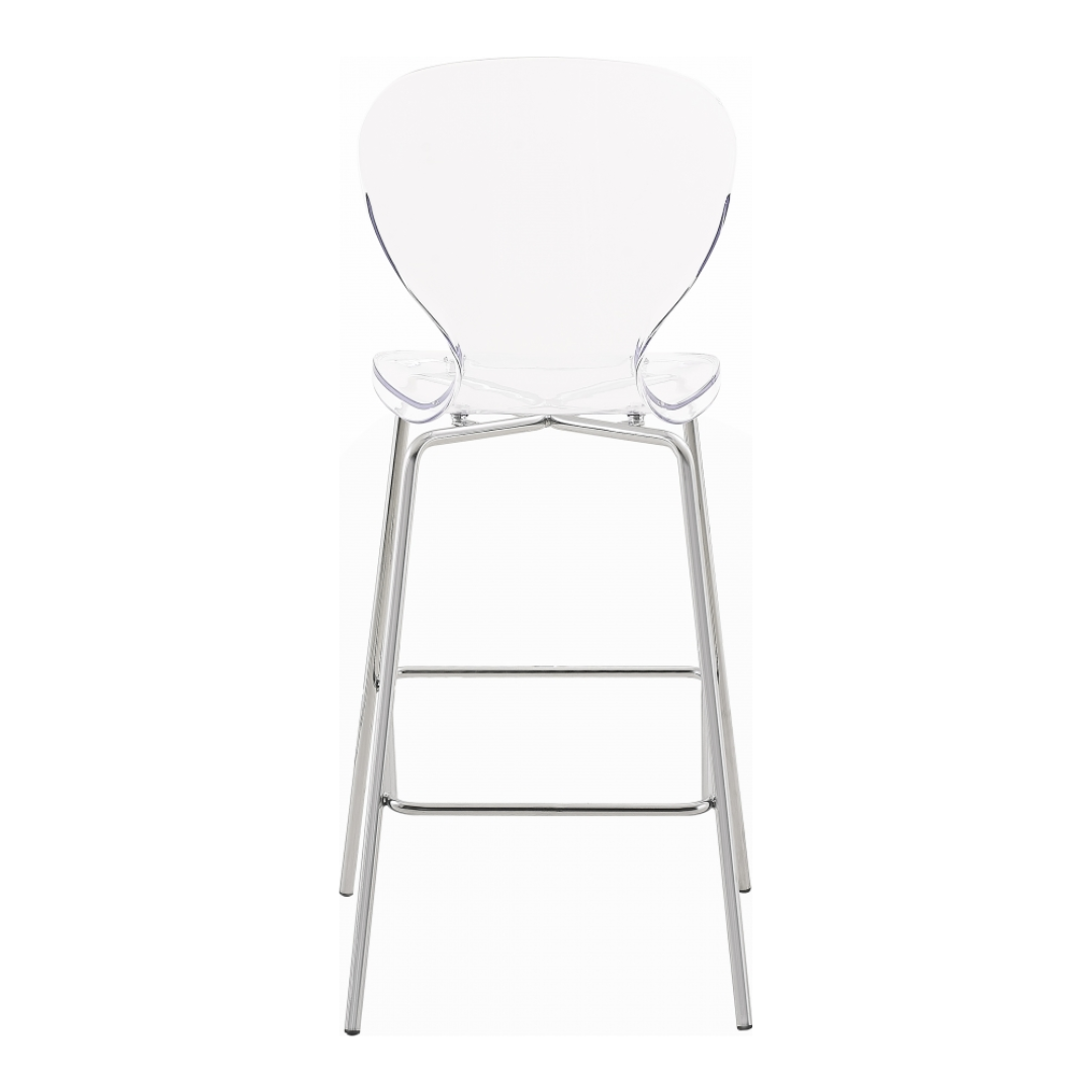 Clarion Chrome Metal Stool