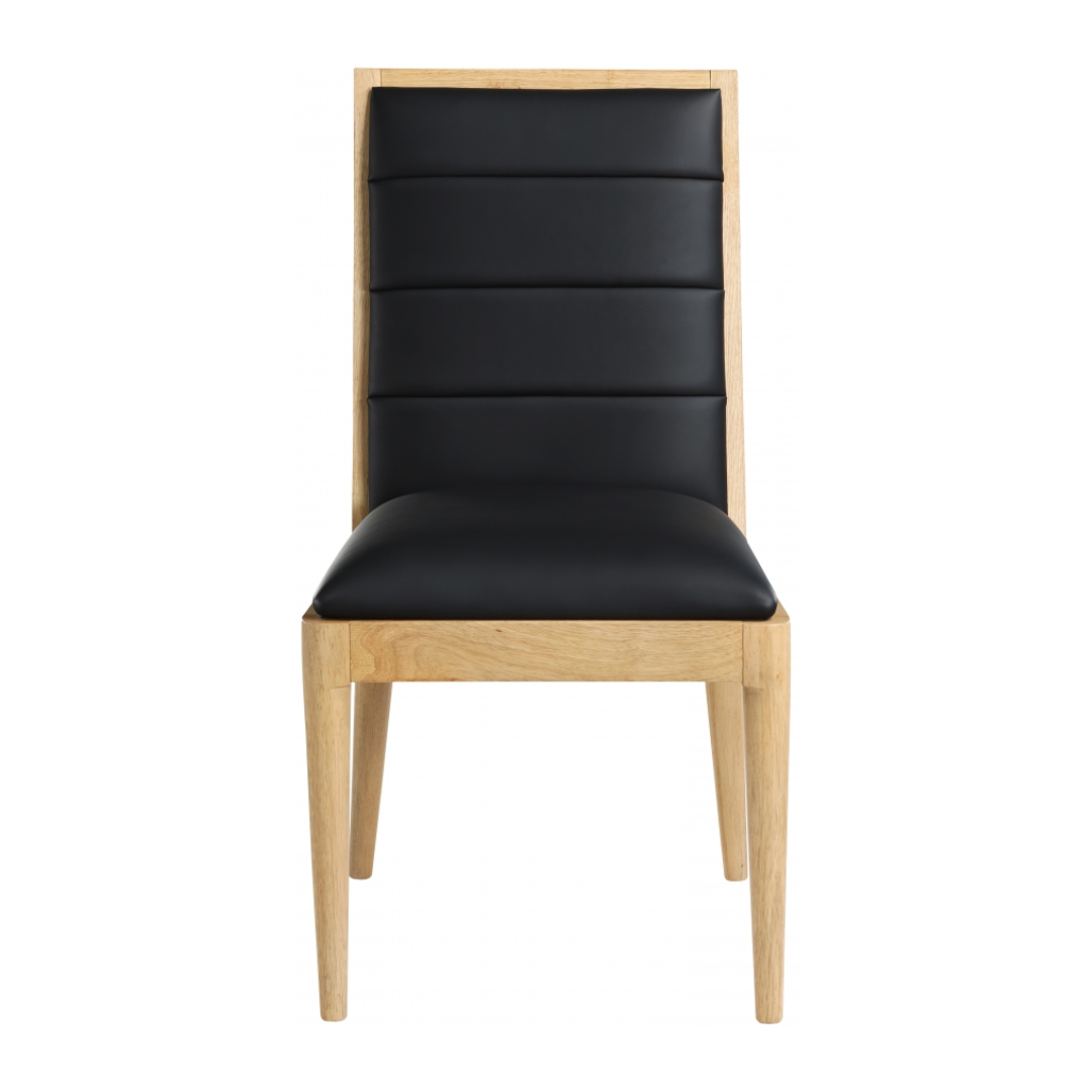 Bristol Black Vegan Leather Dining Chair