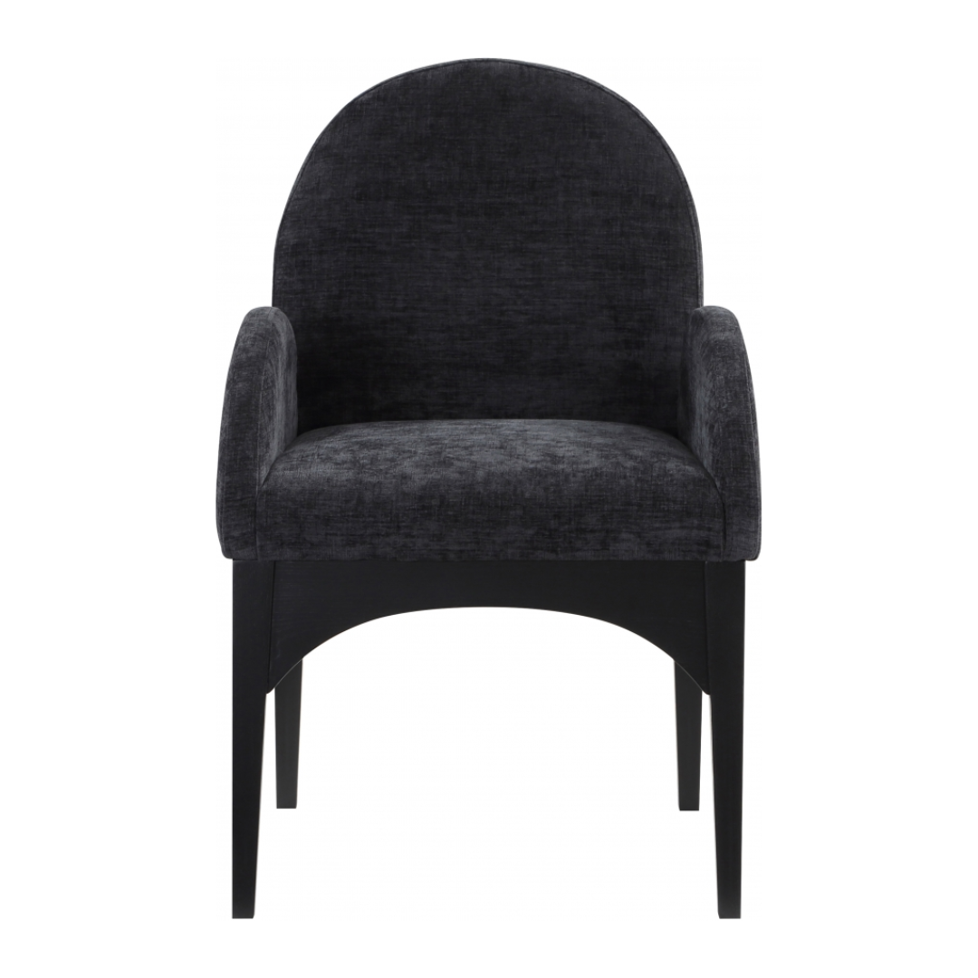 Waldorf Chenille Fabric Dining Arm Chair