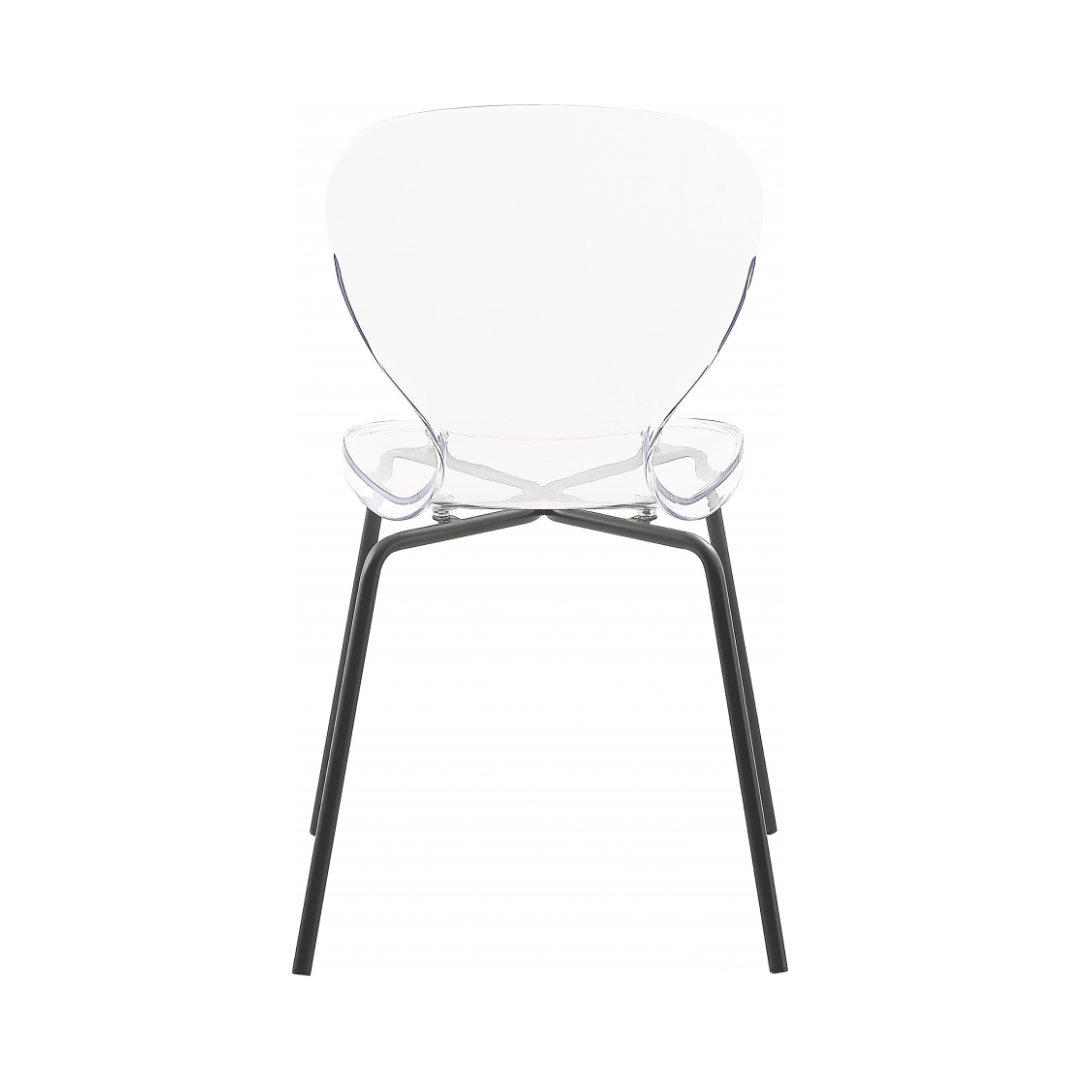 Clarion Matte Black Dining Chair