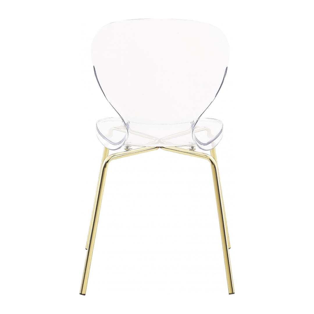 Clarion Gold Metal Dining Chair