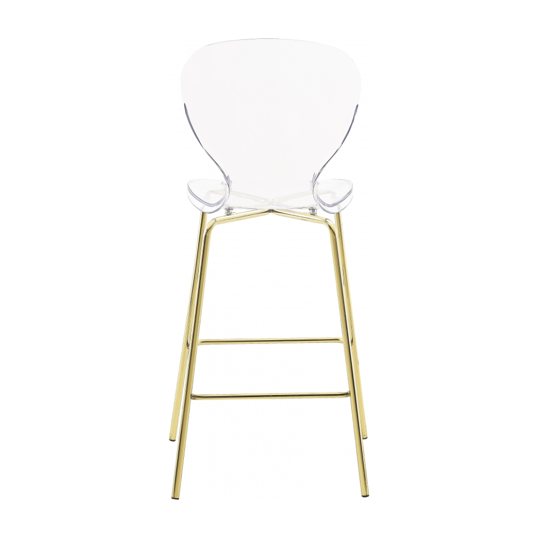 Clarion Gold Metal Stool