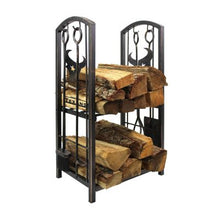 Load image into Gallery viewer, Imperial InternationalNFL Fireplace Wood Holder &amp; Tool Set