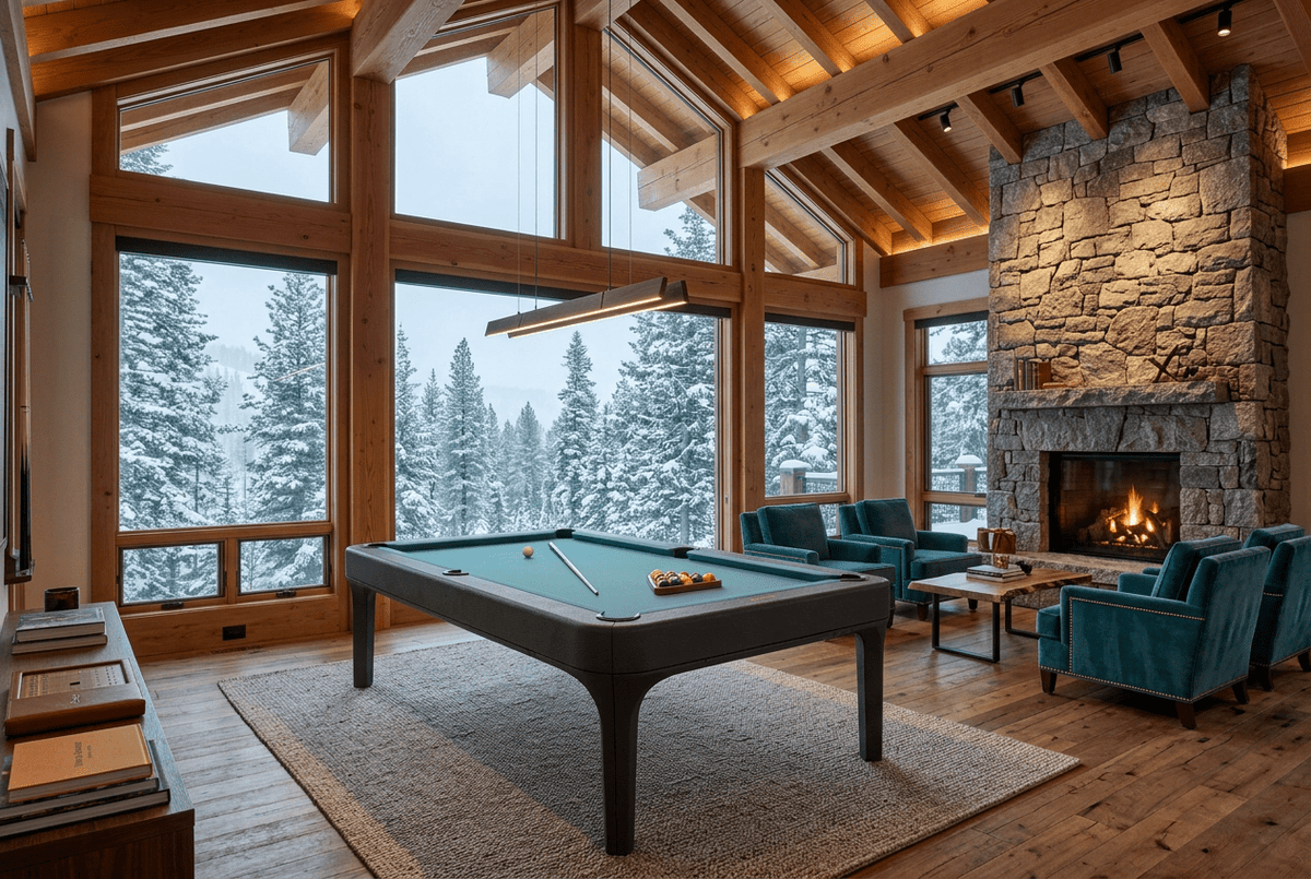 White Billiards Luca Leather Modern Slate Pool Table - White Billiards
