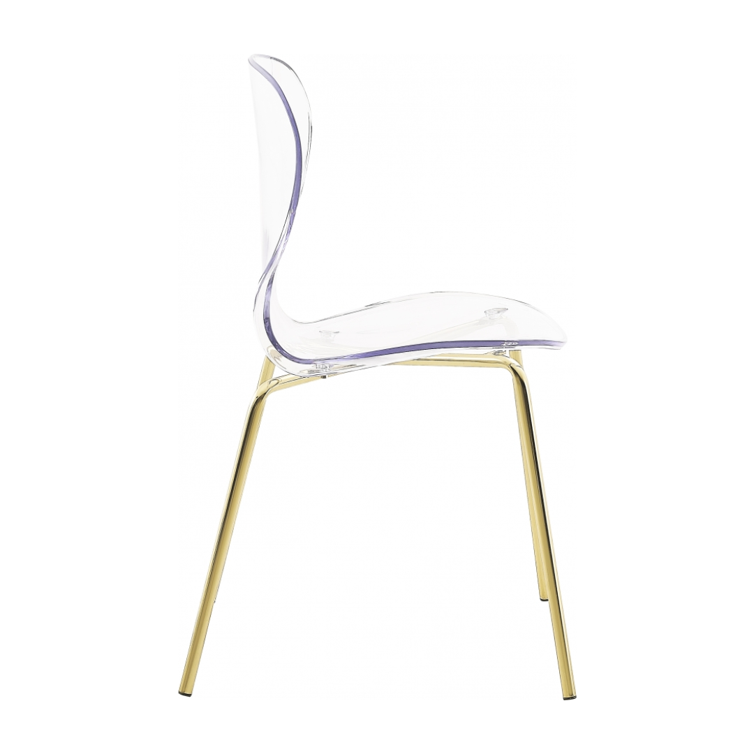 Clarion Gold Metal Dining Chair