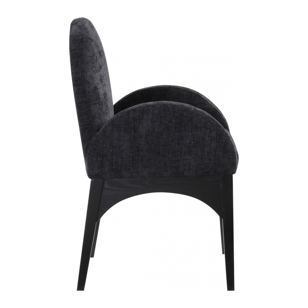 Waldorf Chenille Fabric Dining Arm Chair