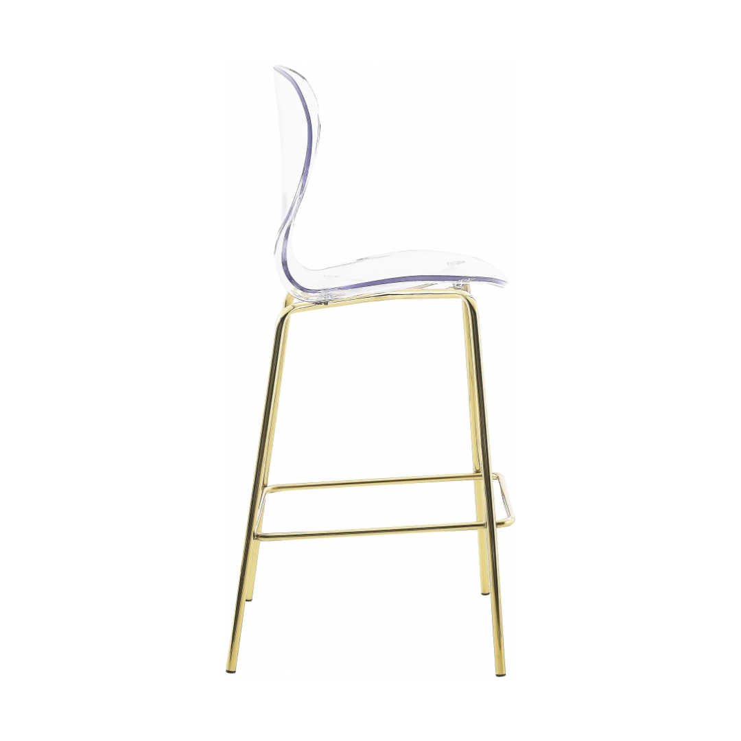 Clarion Gold Metal Stool