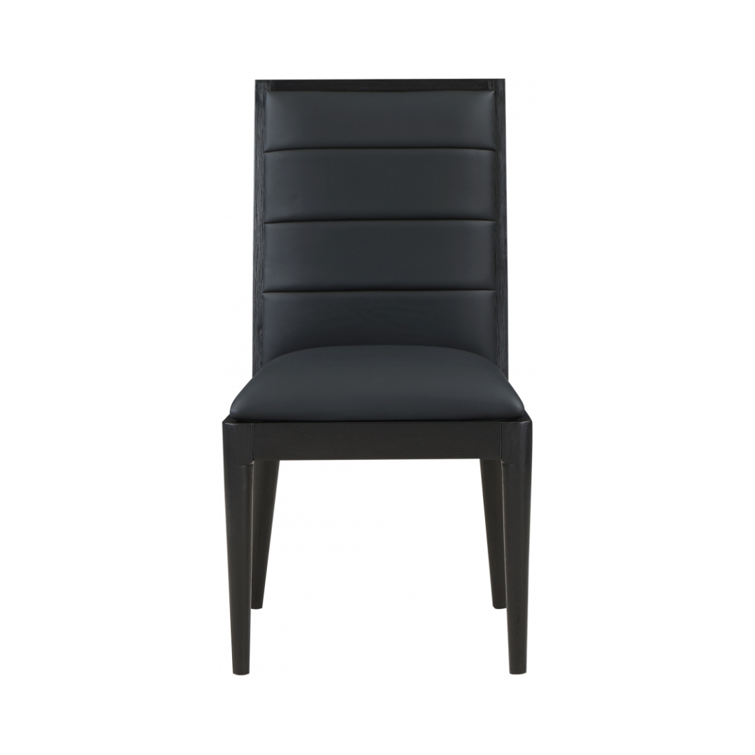 Bristol Black Vegan Leather Dining Chair