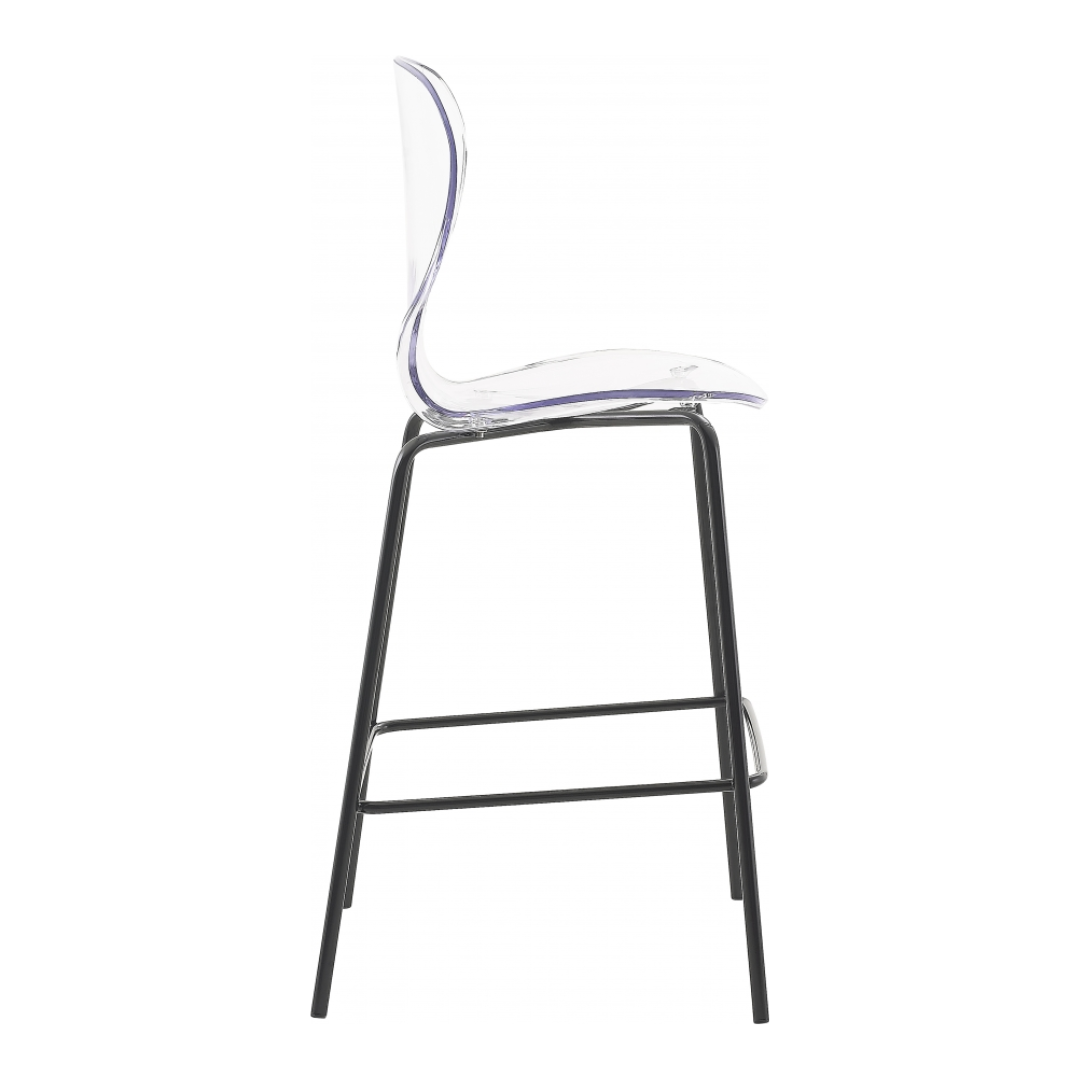 Clarion Matte Black Stool