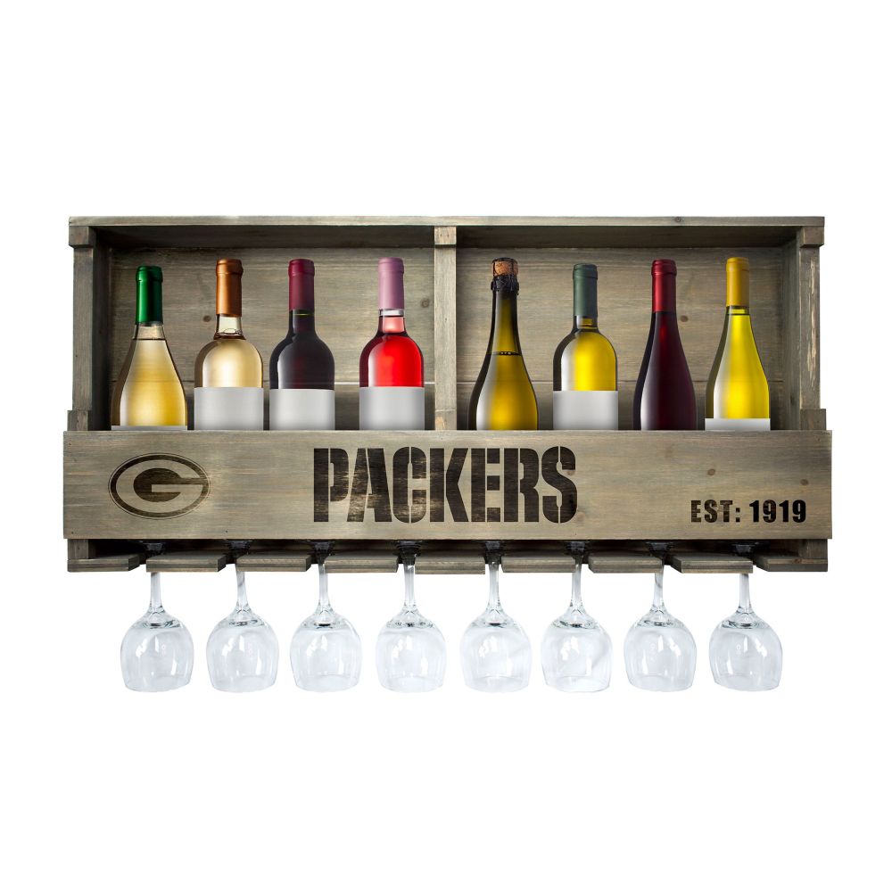 Imperial International NFL Reclaimed Wood Bar Shelf