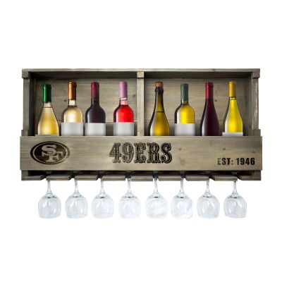 Imperial International NFL Reclaimed Wood Bar Shelf