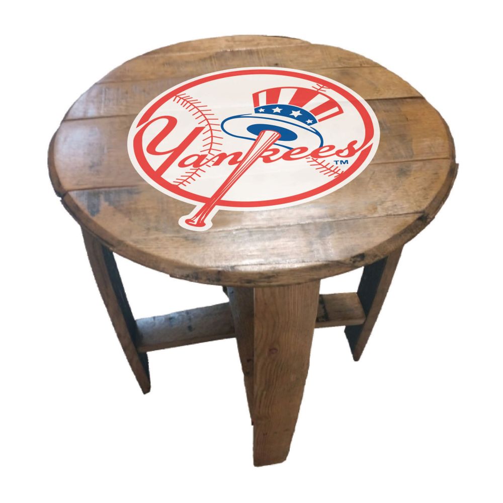 Imperial International MLB Oak Barrel Table