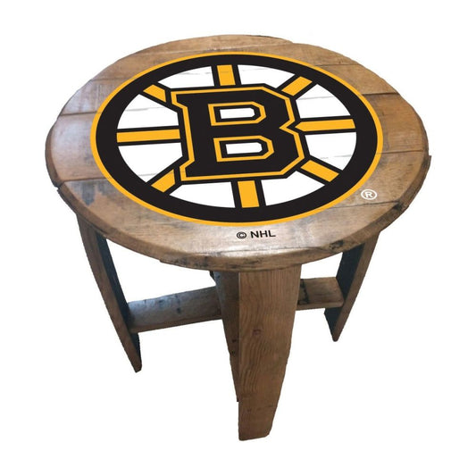 Imperial International NHL Oak Barrel Table