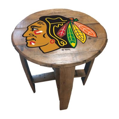 Imperial International NHL Oak Barrel Table