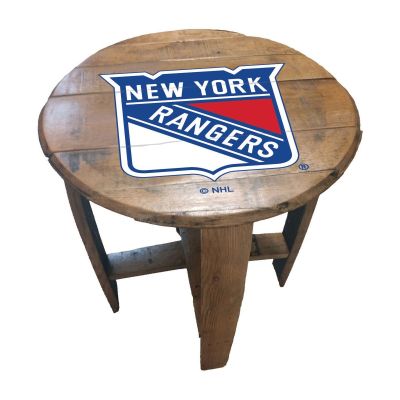 Imperial International NHL Oak Barrel Table