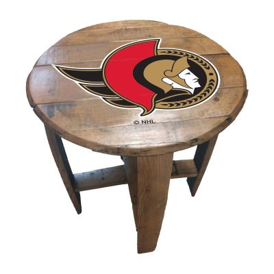 Imperial International NHL Oak Barrel Table