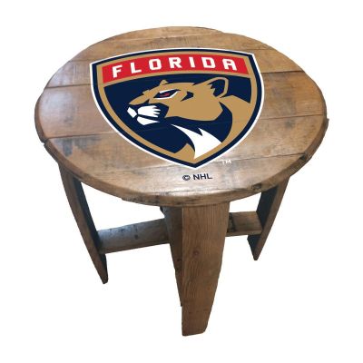 Imperial International NHL Oak Barrel Table