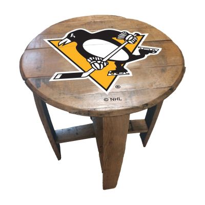 Imperial International NHL Oak Barrel Table